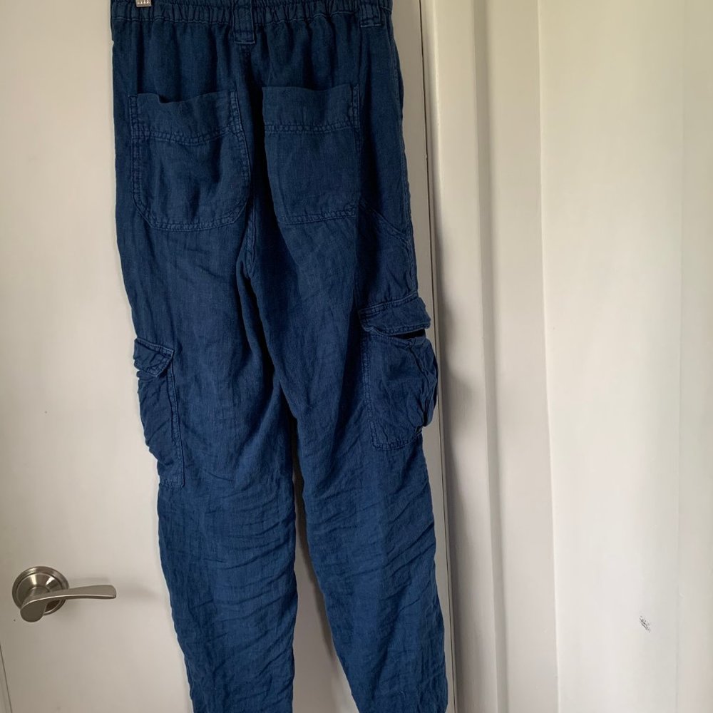 UO Linen Cargo Skate Pant - Picture 4 of 4